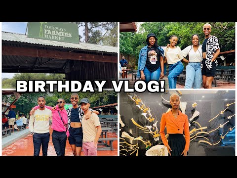MY BIRTHDAY VLOG: Aurum Restaurant | Fourways Farmers Market | Centurion Shisanyama