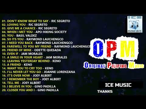 Ric Segreto, Basil Valdez, Gino Padilla, Jam Morale & Joey Albert - OPM 80s 90s - OLDIES BUT GOODIES