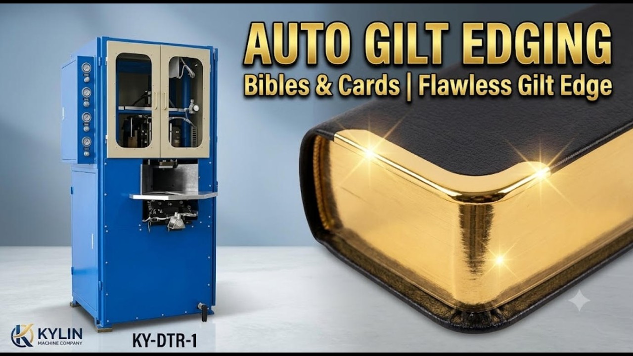 Ky-DTR-1 Round Corner Gold Edge Gilding Machine Demo Video Thumbnail