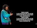 J. Cole - p r i d e . i s . t h e . d e v i l (ft. Lil Baby) (Lyrics)