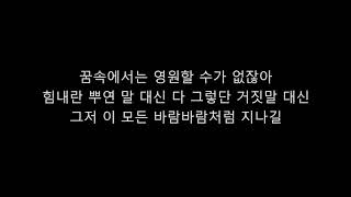 RM –  지나가 (everythingoes) lyrics only