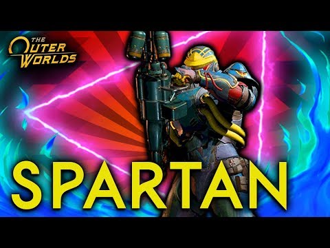 The Outer Worlds - Heavy Weapons Build - The Spartan, a Super Soldier Experience