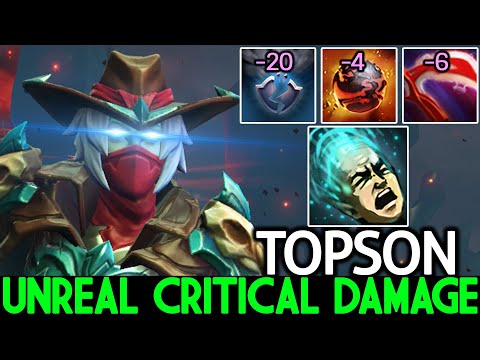 TOPSON [Phantom Assassin] Cancer Armor Reduction Unreal Damage Dota 2