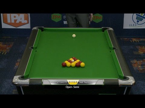 IPA Pool Bradford Tour 2015 Open Semi Marc Farnsworth v Neil Raybone