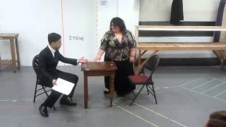 Picasso at the Lapin Agile Scene