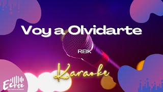 Reik - Voy a Olvidarte (Versión Karaoke)