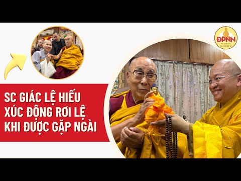 Đức Đạt Lai Lạt Ma chia sẻ với đoàn Phật giáo Việt Nam