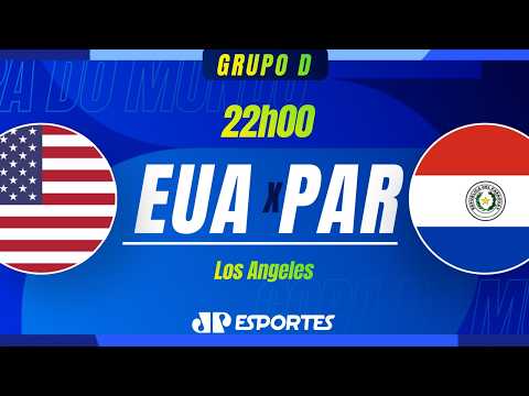 ESTADOS UNIDOS X PARAGUAI AO VIVO GRUPO D RODADA 1 | MUNDIAL 2026