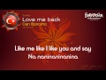 Can Bonomo - "Love Me Back" (Turkey ...