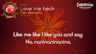 Can Bonomo - "Love Me Back" (Turkey) - [Instrumental version]