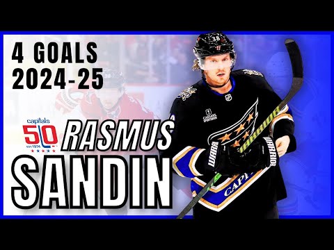 Rasmus Sandin All (4) Goals 2024-25 | Capitals Highlights