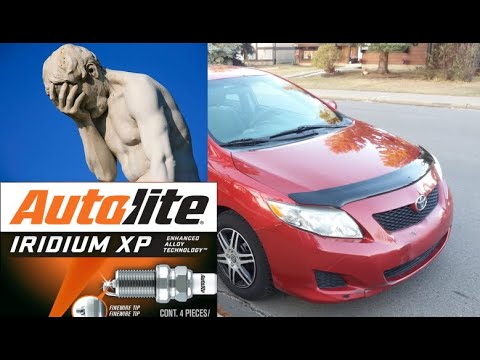 I put Autolite spark plugs in my Toyota Corolla and this happened