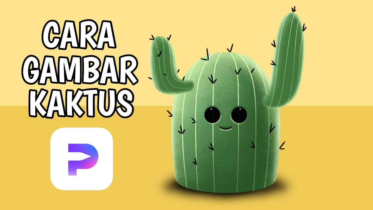 Draw a cactus in Hipaint  Kipzis brushes