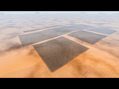 100.000 SPARTANS vs 1 MILLION FOOTMEN - Ultimate Epic Battle Simulator 2 UEBS 2