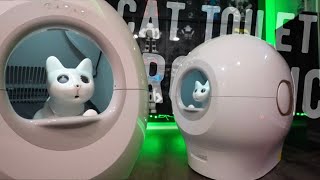 The Robot Cat Litter Box / Toilet? - PETGUGU Review