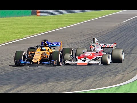 McLaren F1 2018 vs McLaren F1 1974 - Monza