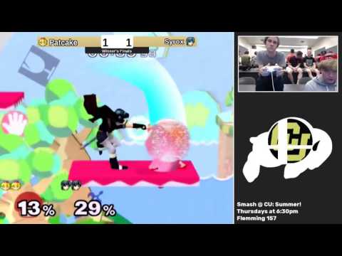 Smash @ CU 7/7/16 - Patcake vs. Syrox