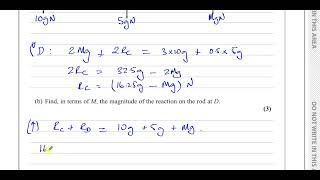 Download Lagu WME01/01 IAL (Edexcel) M1 June 2022, Q5, Moments, Tilting Thumbnail