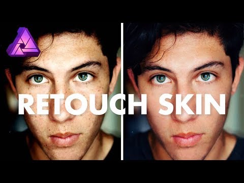 How to Retouch Skin in Affinity Photo | Graphic Design Tutorial