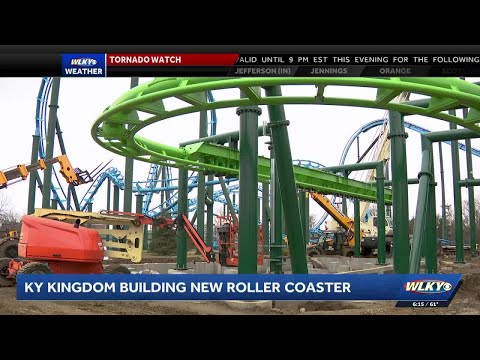 Kentucky Kingdom Building New Rollercoaster