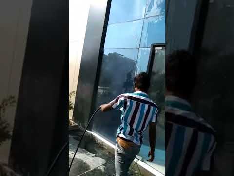 Facade/glass spider glass cleaning