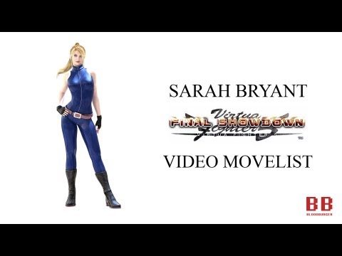 Virtua Fighter 5 FS - Video Movelist - Sarah Bryant