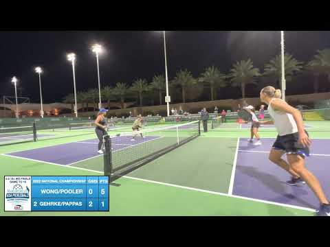 2022 National Championships 5.0 19+ Womens Doubles Gold Match (Wong/Pooler vs Gehrke/Pappas)