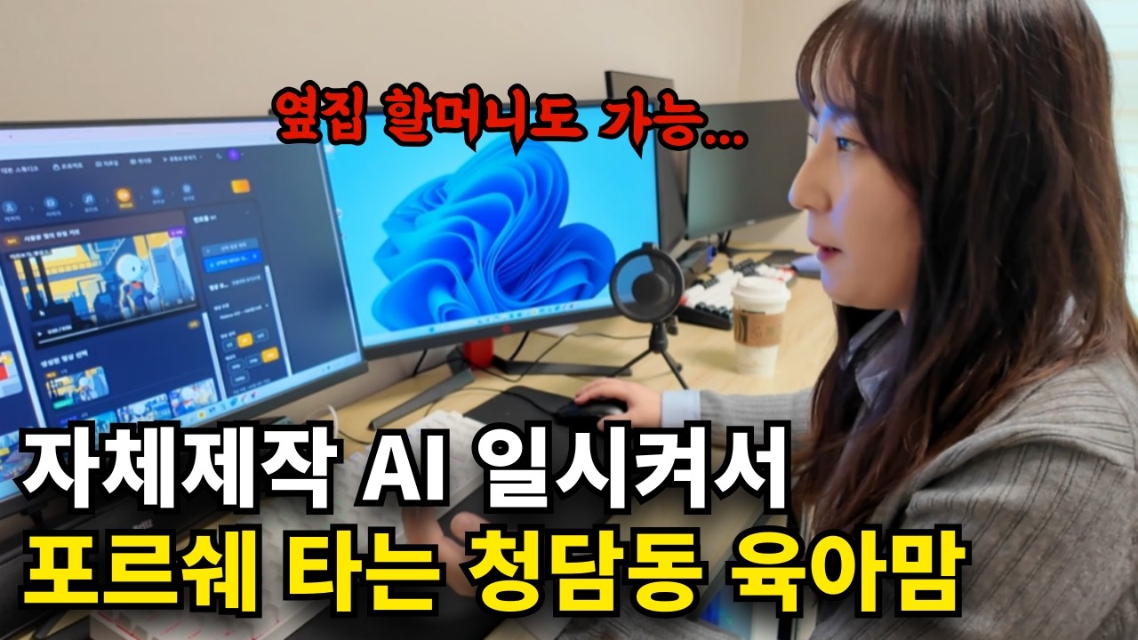 AI로 하루 30분 유튜브 '딸깍'으로 월 2천 버는 주부 육아맘 (진짜 딸깍)