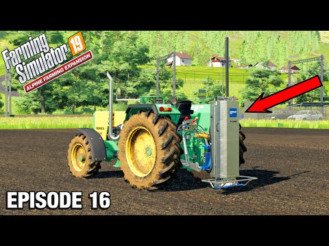 TRYING OUT PRECISION FARMING! Alpine DLC Timelapse - FS19 Ep 16