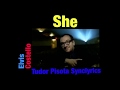 Elvis Costello - She - Karaoke