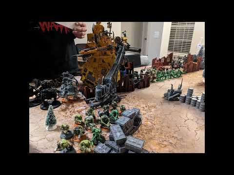 Warhammer 40k Alternate 40k Rules Imperial Guard and Necrons vs Orks 3000 points Narrative