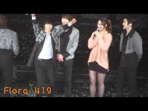 [Flora萌蕙] 120203 Super Show IV in Taipei - Teaching dance + Yesung's girl friend {SJ so cute}