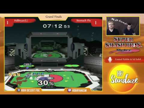 hdBryan vs Stomach Flu - Grand Finals - HD Sundaze Melee