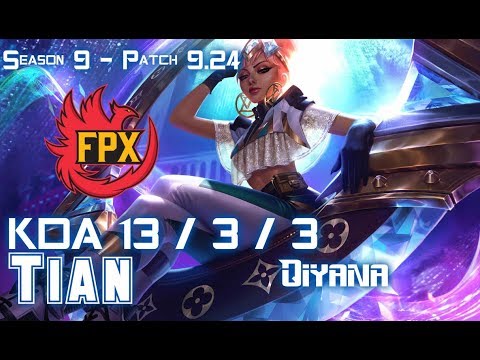 FPX Tian QIYANA vs ORNN Mid - Patch 9.24 KR Ranked