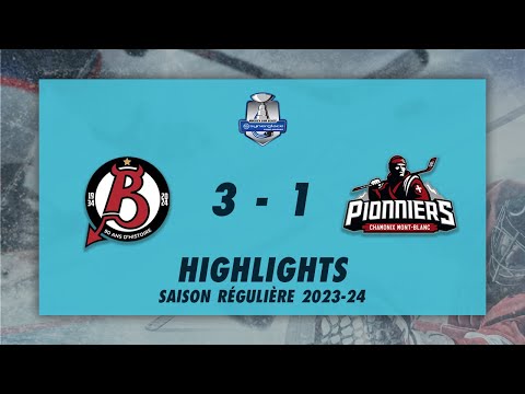 Diables Rouges de Briançon 3-1 Pionniers de Chamonix - Highlights - Synerglace Ligue Magnus 2023/24