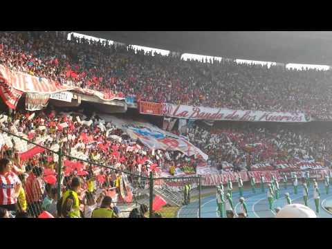 "Salida - FRBS La Banda Del Tiburon LBK - Junior 0-1 monaco" Barra: Frente Rojiblanco Sur &bull; Club: Junior de Barranquilla