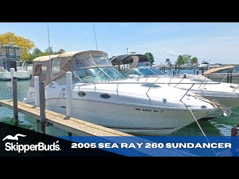 2005 Sea Ray 260 Sundancer Express Cruiser Tour SkipperBud's