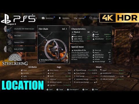 Fire Chain Location Steelrising Fire Chain Weapon Location | Steelrising Les Invalides Bronze Ingot