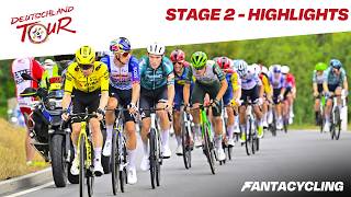 FINALE FOLLE SUGLI STRAPPI -Highlights tappa 2 Deutschland Tour-