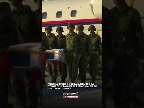 Vojska Srbije dočekala kovčeg sa telom generala Ratka Mladića