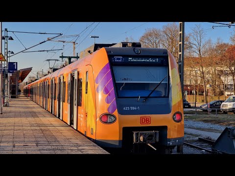 Bahnhof Deisenhofen mit S-Bahn München & BRB