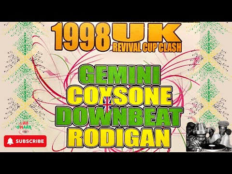 Gemini Disco VS. Downbeat VS. David Radigan VS. Sir Coxsone @ Epic UK Revival Cup 1998! 🎶🔥 🇬🇧
