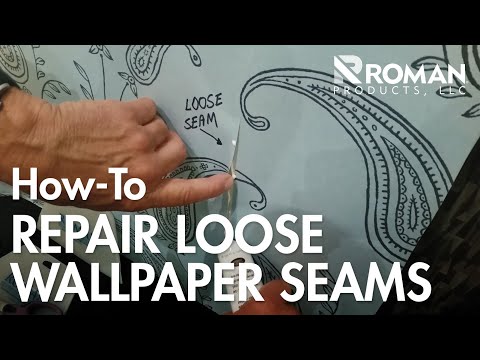 How to Repair Loose Wallpaper Seams | ROMAN Products