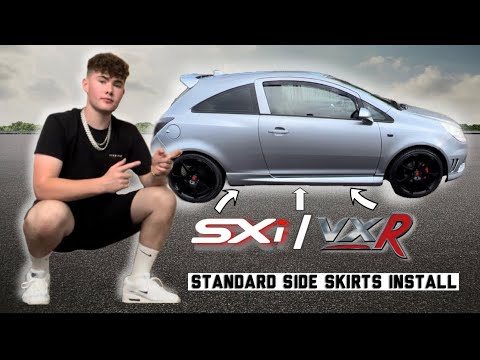 Installing Vauxhall Corsa Original Side Skirts (SXI/VXR Style)