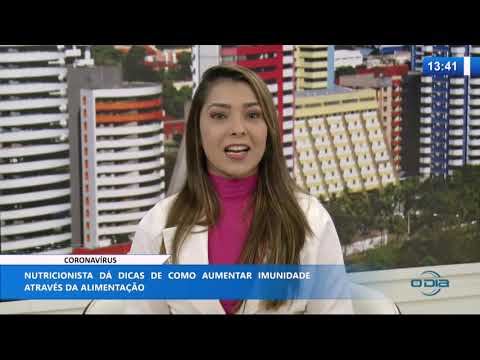 O DIA NEWS 18 03 20  Hivana Mouta (nutricionista) - Como aumentar a imunidade com alimentacão