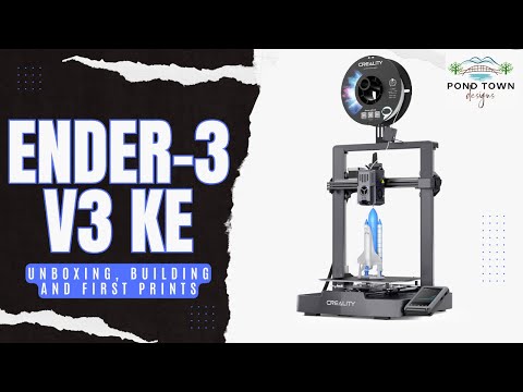 Ender-3 V3 KE- Step by Step Build and First Impressions with Nebula Camera- My first 3D Printer!