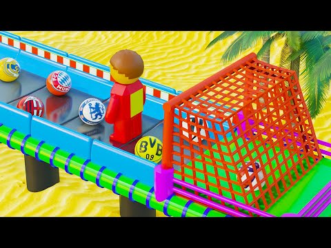 Football Clubs Marble Race Beat the Keeper - 16 Best Football Teams