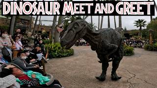 Jurassic Park Dinosaur Meet & Greet show at Universal Studios Japan