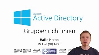 Windows Server 2016  Arbeiten mit Gruppenrichtlinien GPO in Active Directory - Ton 2.0