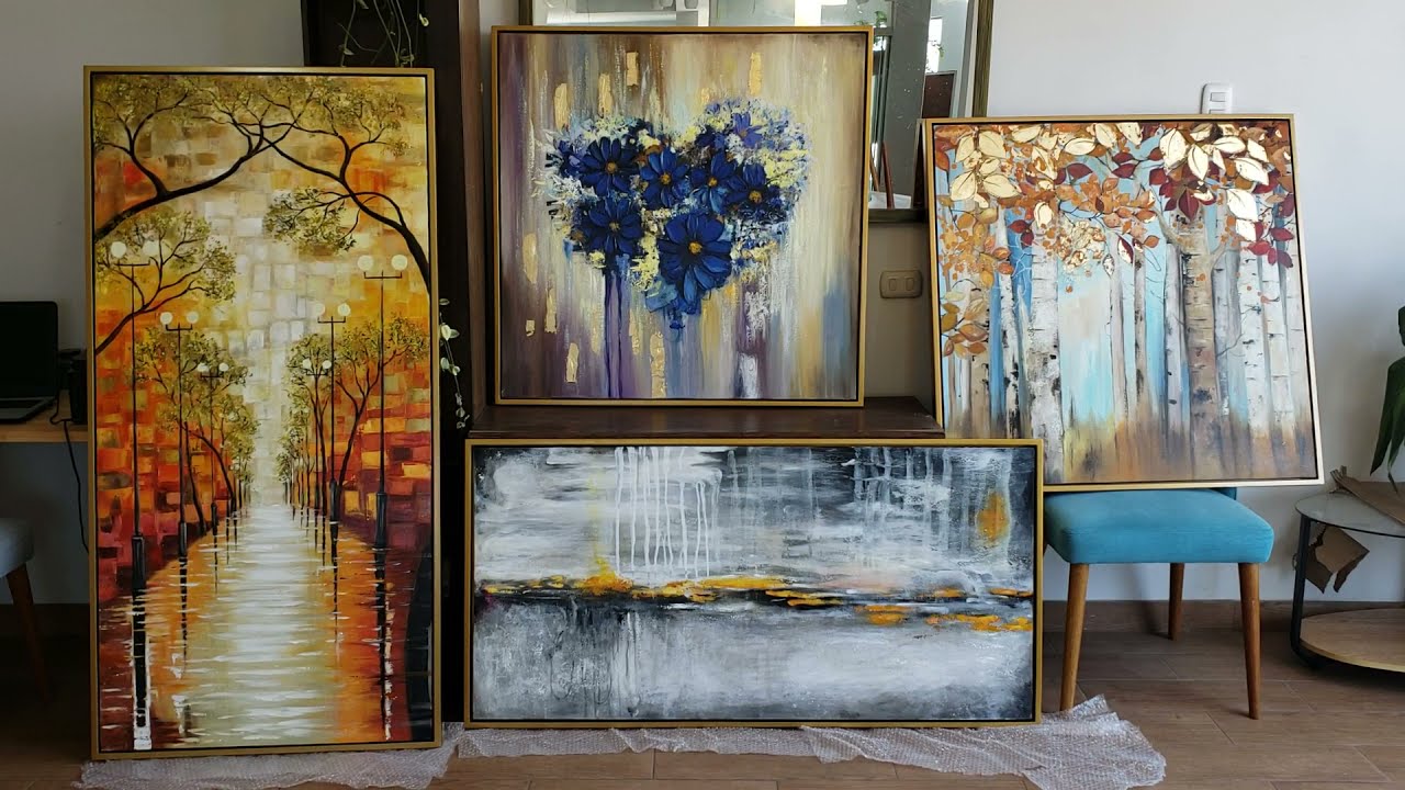 CUADROS AL OLEO PARA DECORAR TU HOGAR!😍😉😎